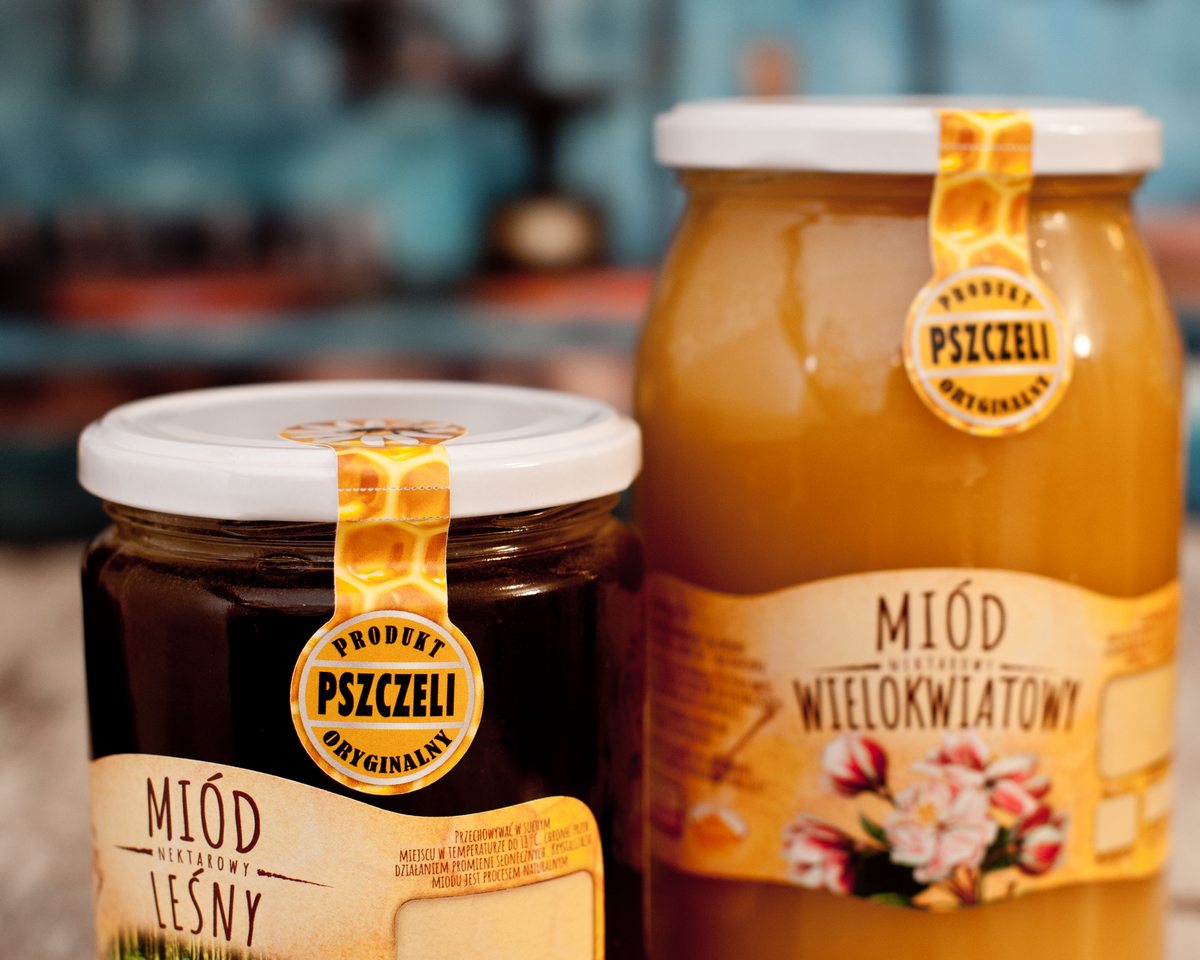 etykiety na miód