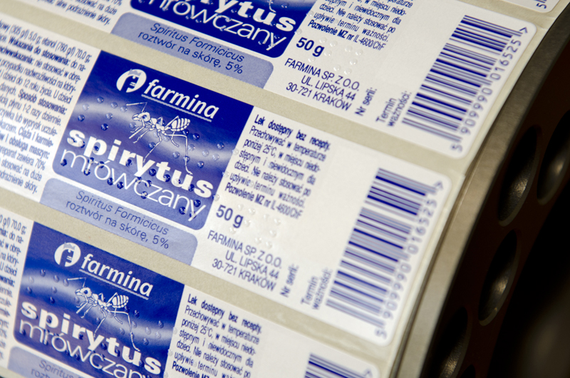 Label Print — Lakier wypukły