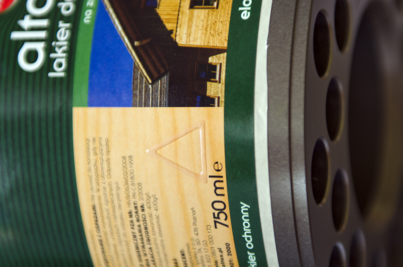 Label Print — Lakier wypukły